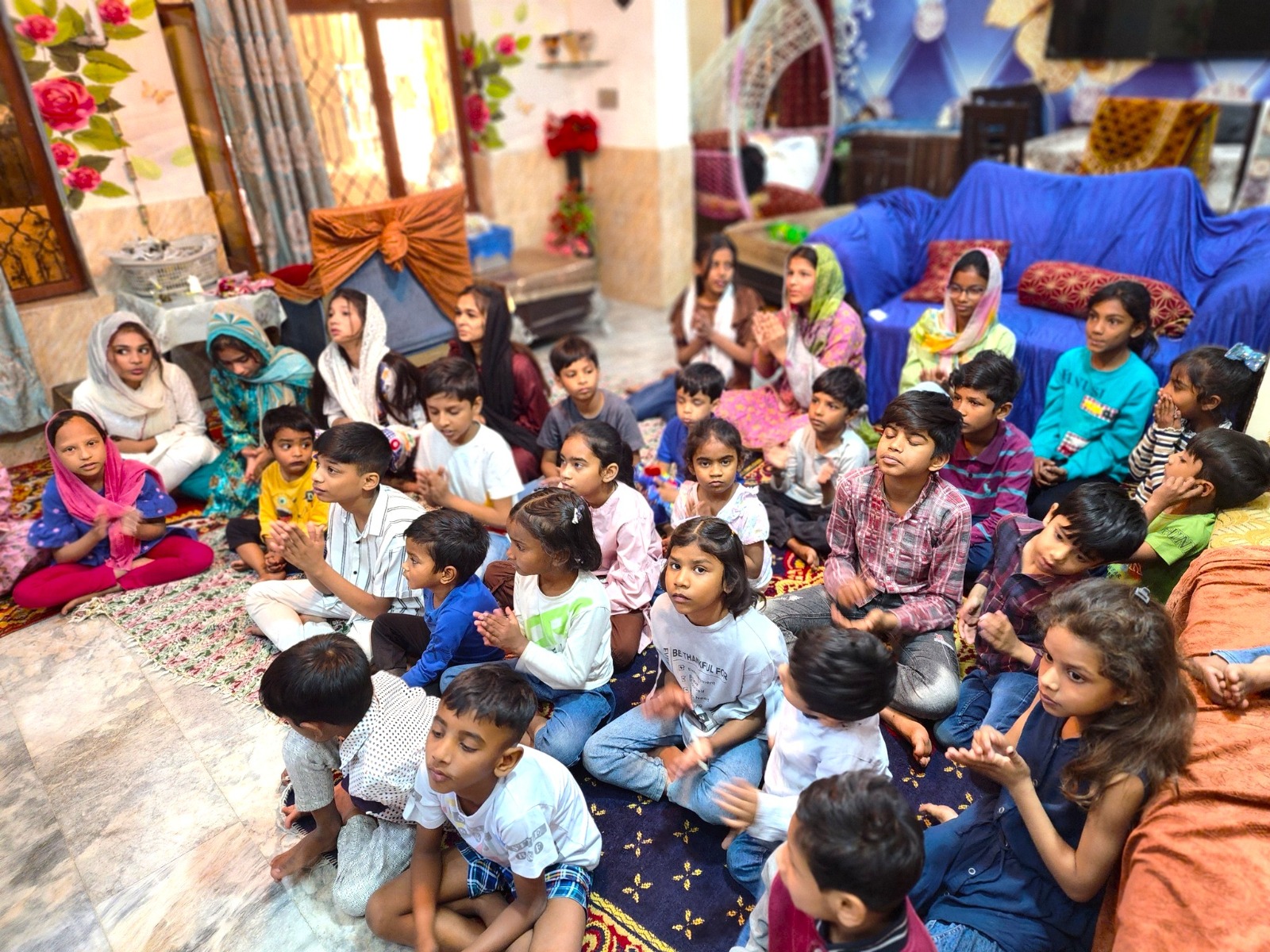 Children in church school