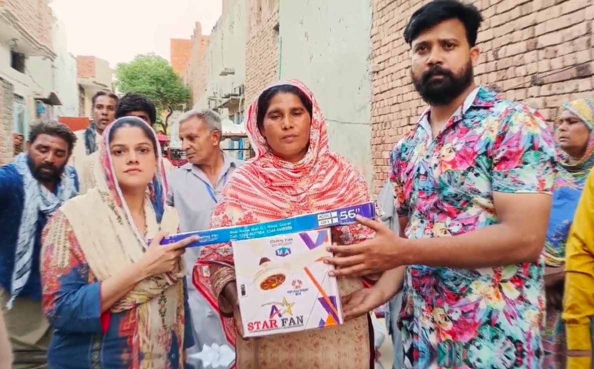 Family receiving help